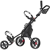 Los mejores  - Caddytek Carrito CaddyLite 11.5 V3 Golf 3 Ruedas Deluxe Ligero Fácil Plegable Caddy Deportivo
